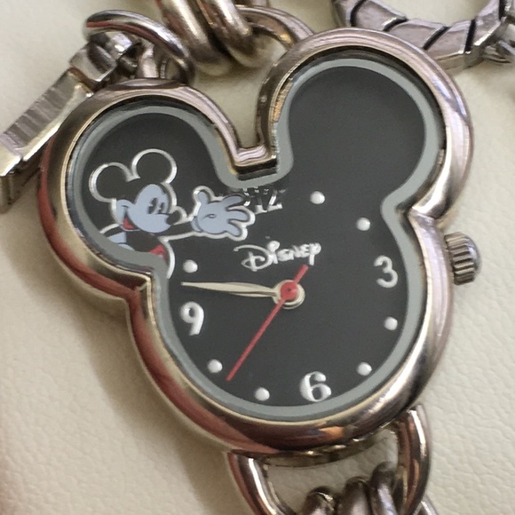 ?RARE Mickey Mouse charms bracelet watch main image 6